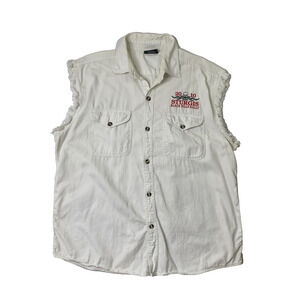 Sturgis 2010 Vest Mens 2XL XXL Black Hills Motorcycle Bikers Edge Sleeveless
